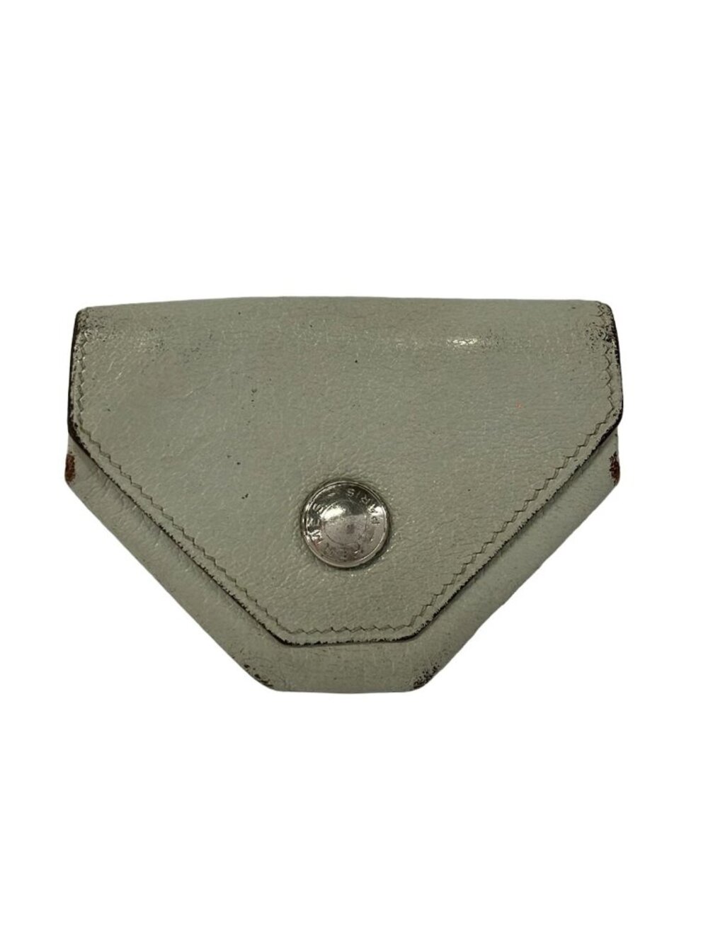 Hermes Coin Purse le Vanquatre Light Gray